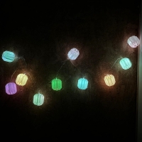 Ghirlanda LED decorabila, cu 10 lampioane, 160 cm, multicolor, RMS R03-0550